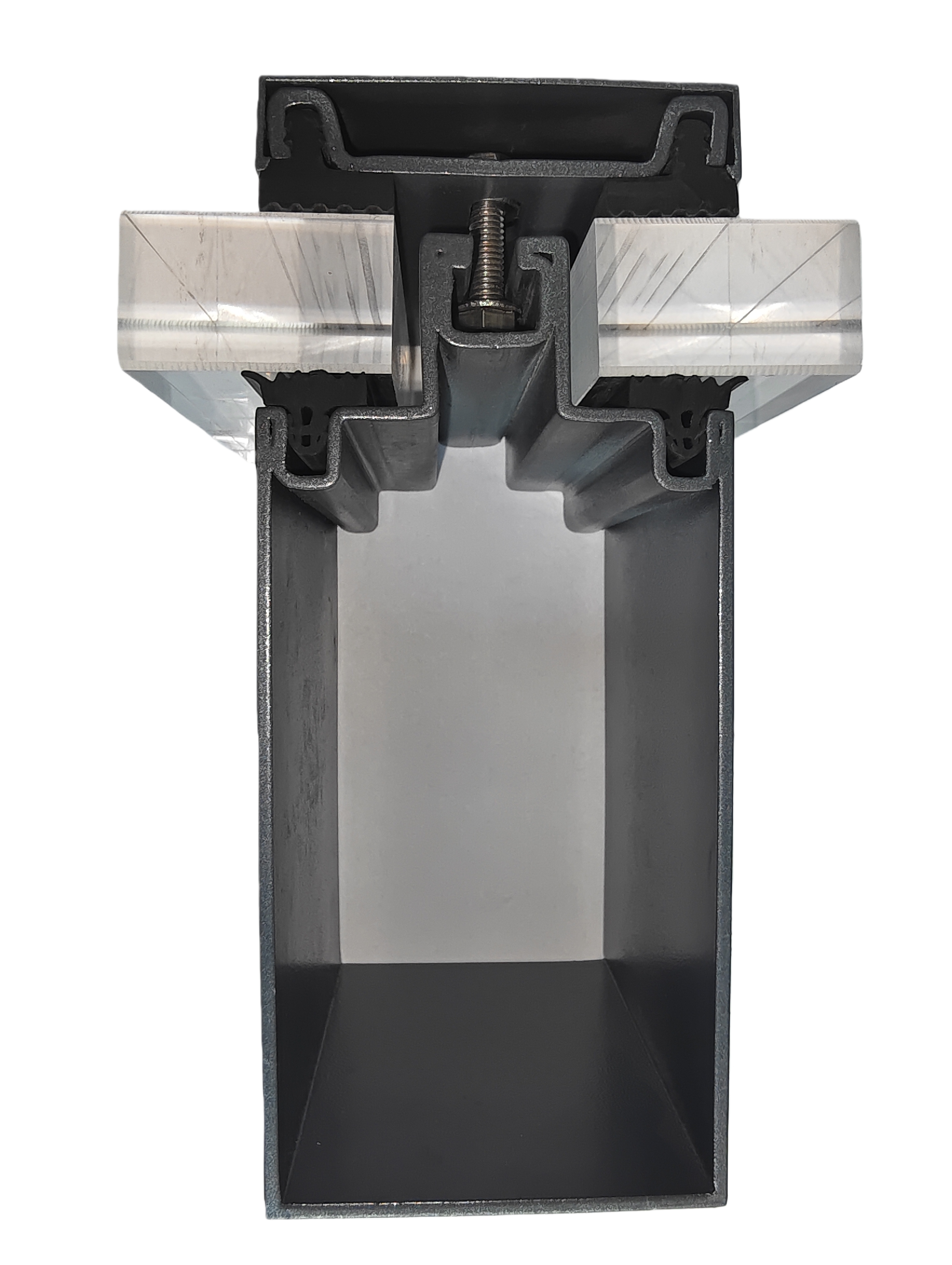 钢制防火玻璃幕墙节点